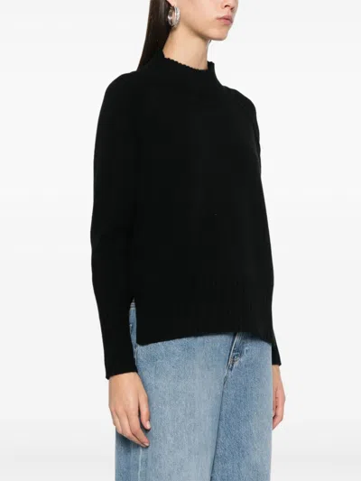 Beyou Cashmere Turtle-neck Sweater In Black