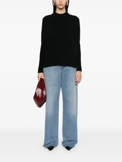 Beyou Cashmere Turtle-neck Sweater In Black