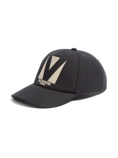 Valentino Chez  Baseball Cap In Black
