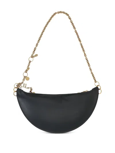 Chloé Black Nappa Leather Chloe Icons Shoulder Bag