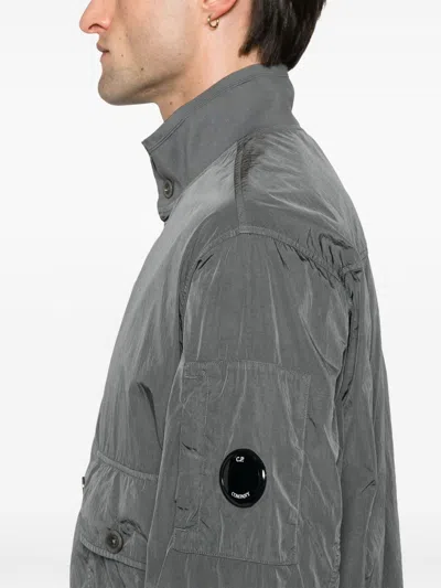 C.p. Company C.p.company Chrome-r Nylon Jacket In Gray