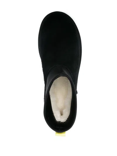 Ugg Black Suede Classic Mini Dipper Ankle Boots