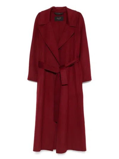 Paltò Coats Bordeaux In Burgundy