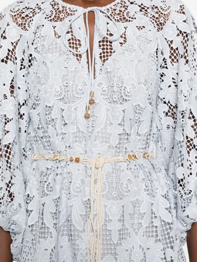 Zimmermann Coco Lace Mini Dress In Multi