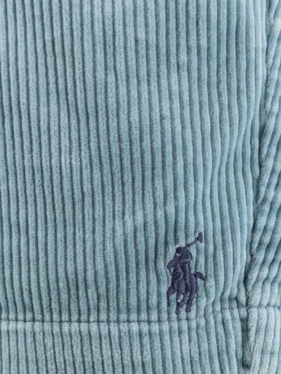 Polo Ralph Lauren Corduroy In Prepster Polo Classic Fit Shorts In Blue