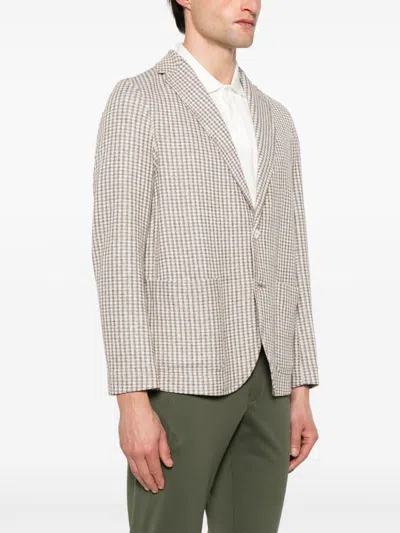 Circolo 1901 Cotton And Linen Blend Jacket In Multi