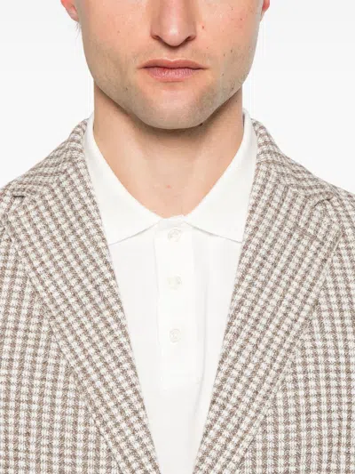 Circolo 1901 Cotton And Linen Blend Jacket In Multi
