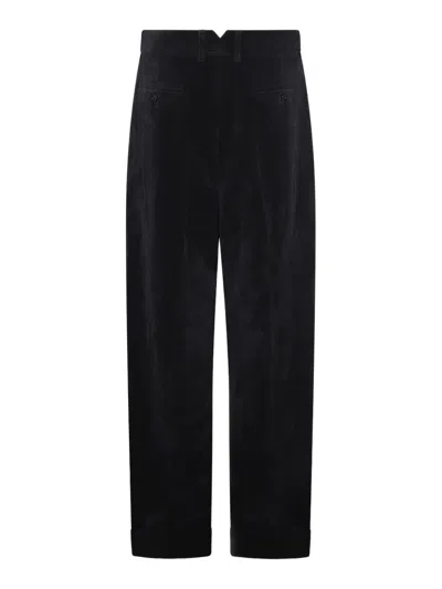 Valentino Trousers Featuring Pleated Design And Belt Loops