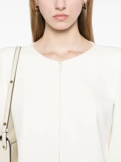 Emporio Armani Cotton Blazer Jacket In White