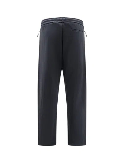 Hugo Boss Cotton Blend Jogger Trousers In Black