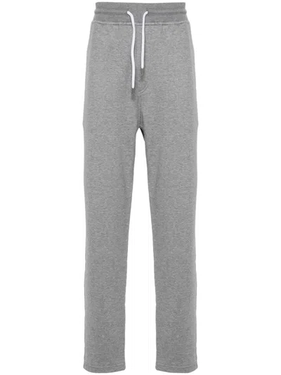 Brunello Cucinelli Cotton Blend Sweatpants In Gray