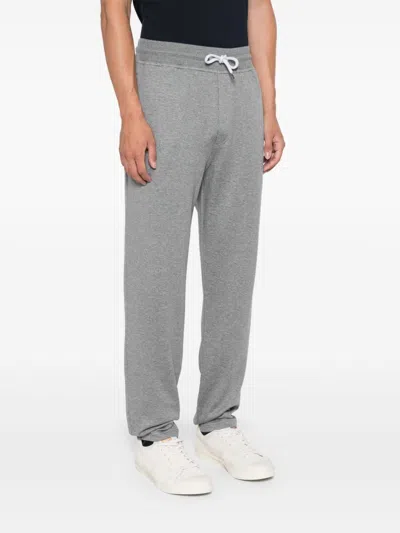 Brunello Cucinelli Cotton Blend Sweatpants In Gray