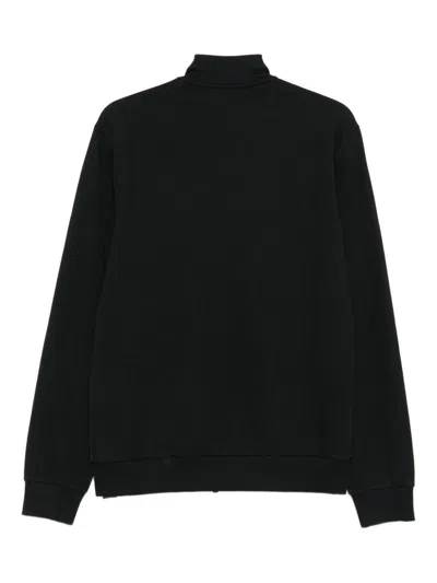 Emporio Armani Cotton Blend Tracksuit In Black