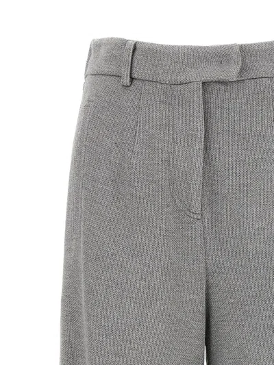 Brunello Cucinelli Trousers With Belt Loops And Pockets In Gray