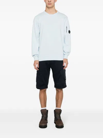 C.p. Company C.p.company Cotton Cargo Shorts In Black