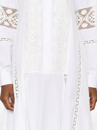 Loewe X Paula's Ibiza Stretch-cotton Midi Dress In White