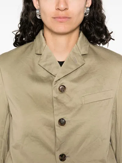 Comme Comme Cotton Coat In Neutral