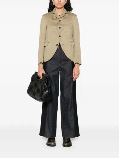 Comme Comme Cotton Coat In Neutral