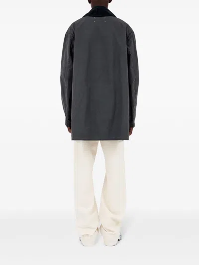 Maison Margiela Cotton Jacket In Gray