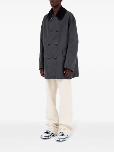 Maison Margiela Cotton Jacket In Gray