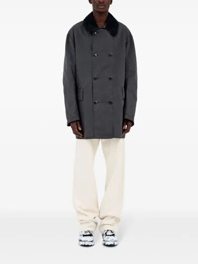 Maison Margiela Cotton Jacket In Gray