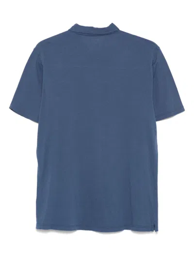Hartford Cotton Polo Shirt In Blue