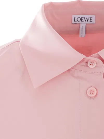 Loewe Cotton Shirt In Pink