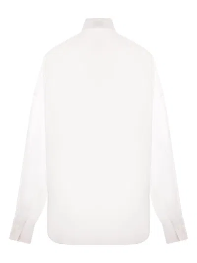 Brunello Cucinelli Cotton Shirt In White
