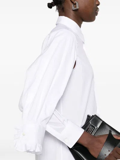 Comme Comme Cotton Shirt In White
