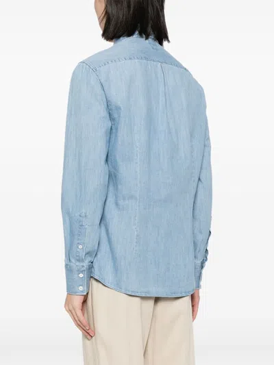 Brunello Cucinelli Men Cotton Shirt