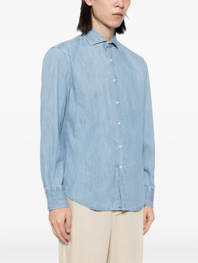 Brunello Cucinelli Men Cotton Shirt