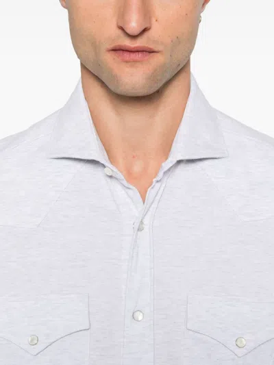 Brunello Cucinelli Men Cotton Shirt