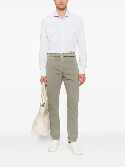 Brunello Cucinelli Men Cotton Shirt