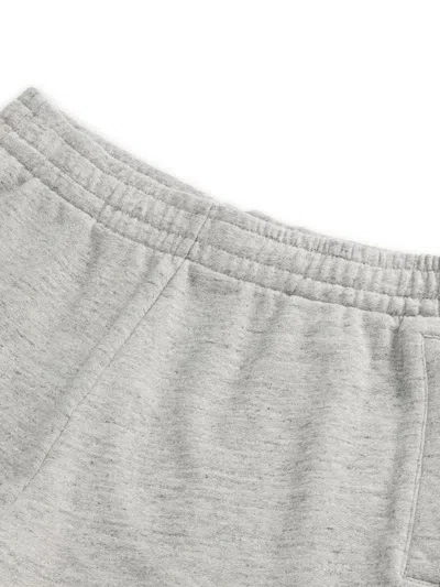 Woolrich Heathered Texture Elasticated Waistband Shorts In Grey