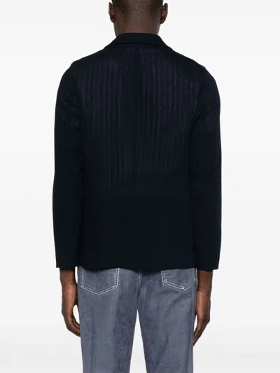 Circolo 1901 Cotton Single-breasted Jacket With Buttoned Cuffs In Black