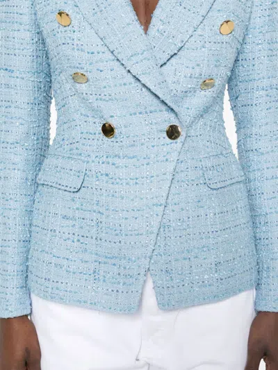 Tagliatore Cotton Single-breasted Jacket In Blue