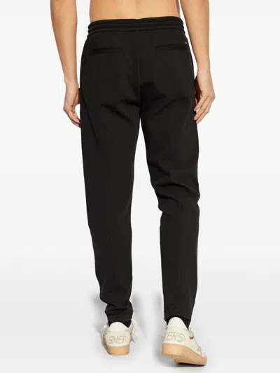 Emporio Armani Navy Blue Tapered Leg Trousers