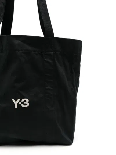 Y-3 Logo Printed Top Handle Bag