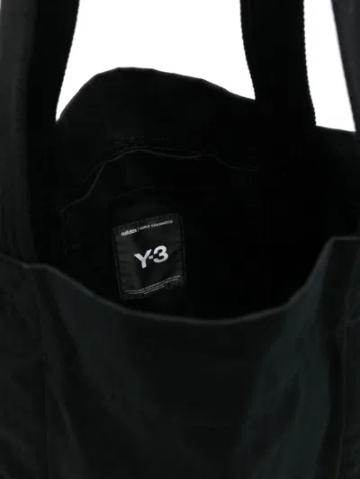 Y-3 Logo Printed Top Handle Bag