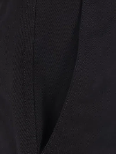 Gucci Cotton Trousers In Black