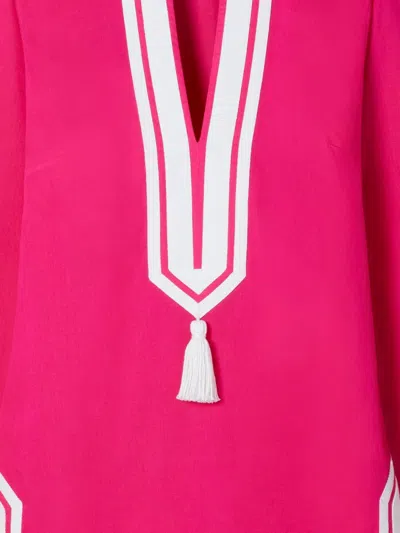 Tory Burch Cotton Tunic Dress In Pink