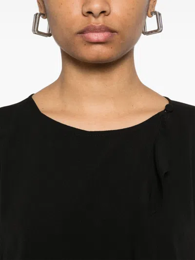 Emporio Armani Milano Stitch Shoulder Pads Jacket In Black