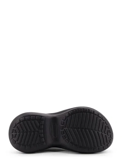 Balenciaga Crocs Bootie Rubber Ankle Boots In Black