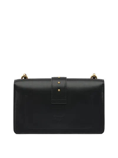 Pinko Love One Antique Gold Green Shoulder Bag