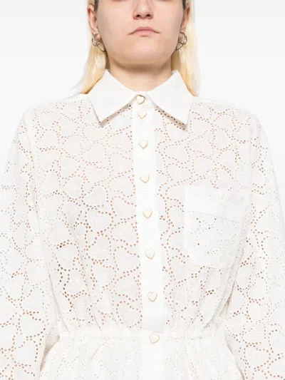 Zimmermann Crush Linen Playsuit In White