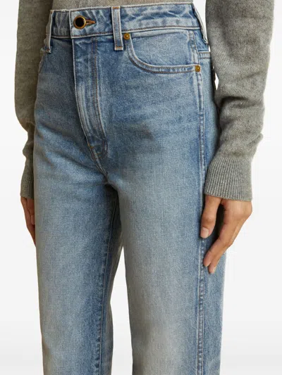 Khaite Danielle Denim Jeans In Multi