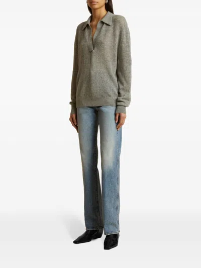 Khaite Danielle Denim Jeans In Multi