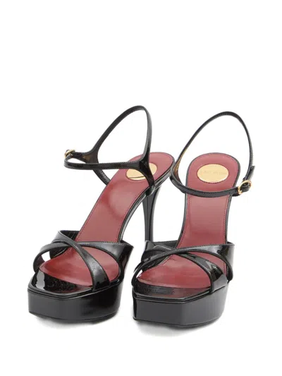 Saint Laurent 110mm Crossover Platform Sandals