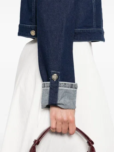 Emporio Armani Denim Cotton Jacket In Multi