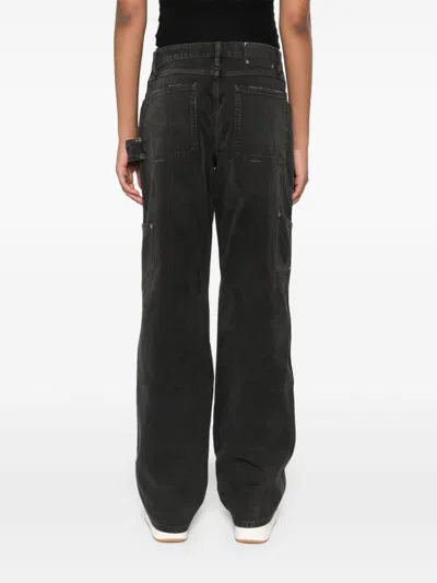 Golden Goose Denim Cotton Jeans In Black